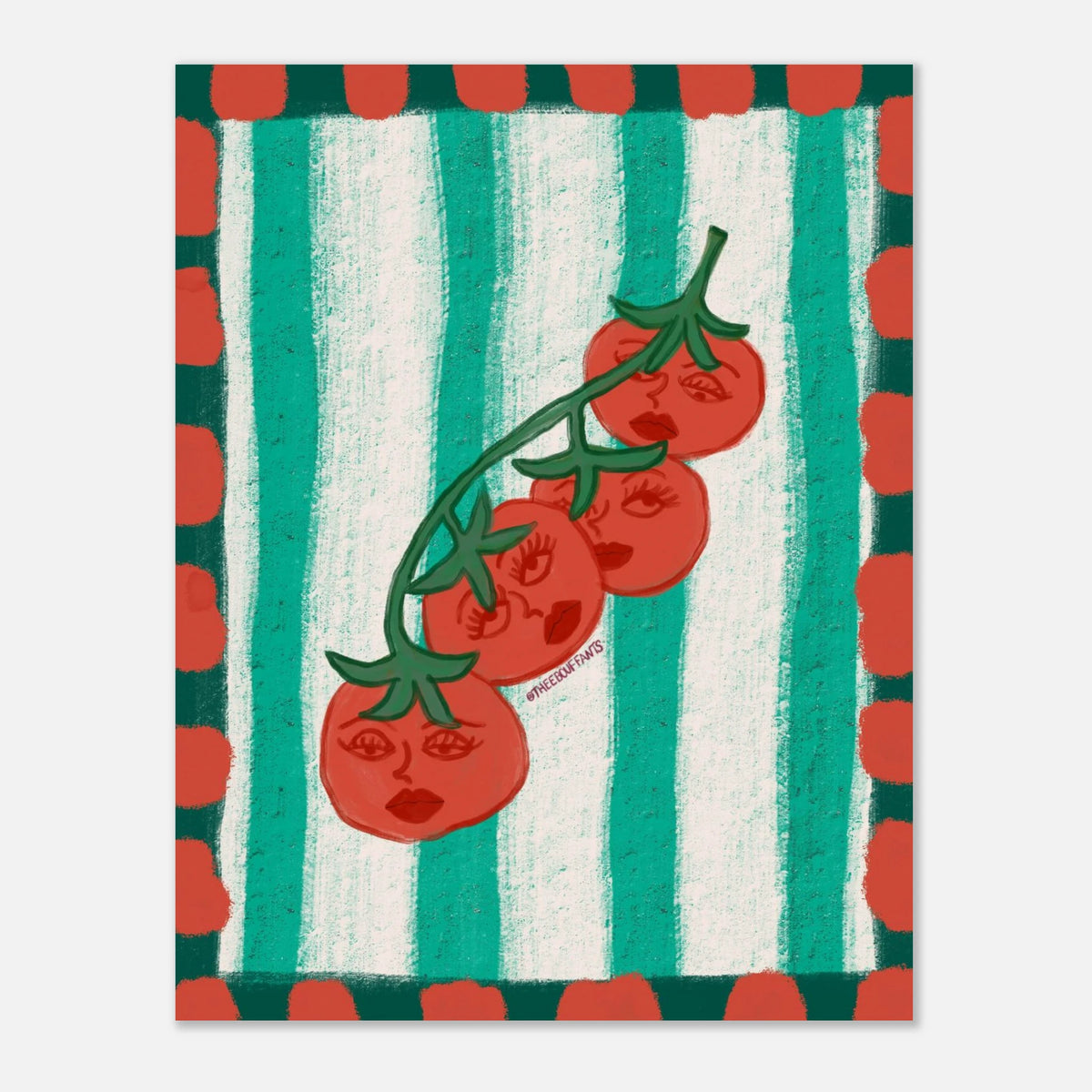 Moody Tomatoes Print – Bouffants And Broken Hearts