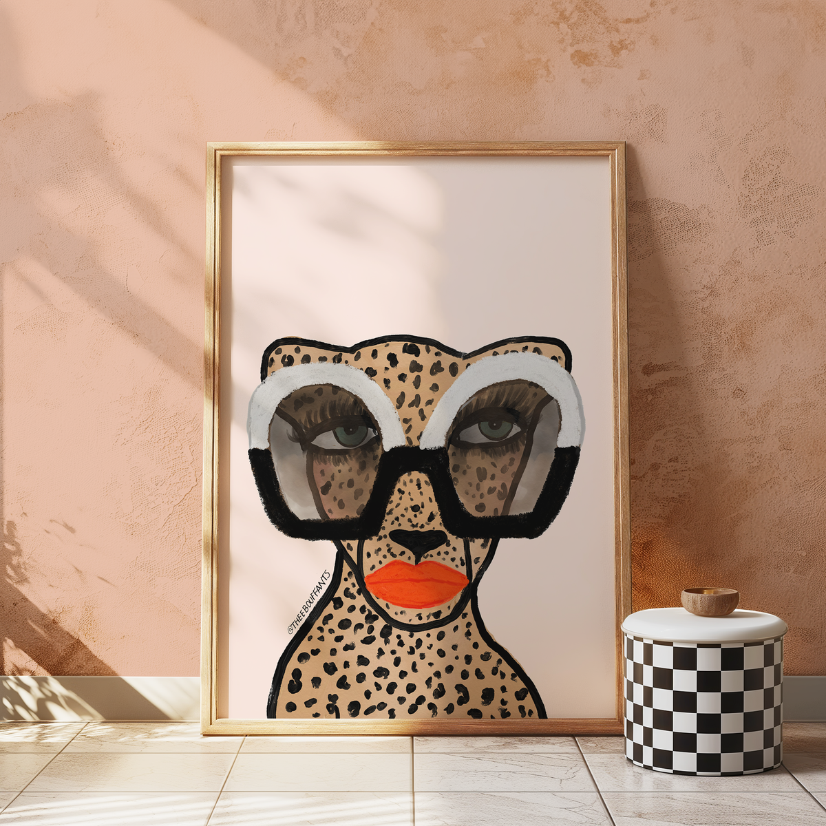 Cheetah In Shades Print – Bouffants And Broken Hearts