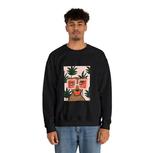 Tropical Glam Cat Sweatshirt