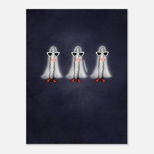 Bobby Pin Ghosts Print