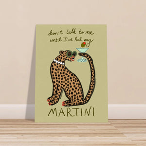 Antisocial Sipper Martini Print