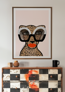 Cheetah In Shades Print