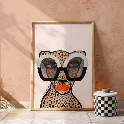 Cheetah In Shades Print