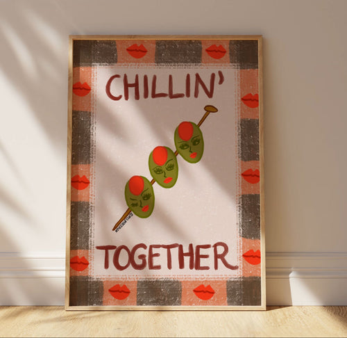 Chillin Together Print