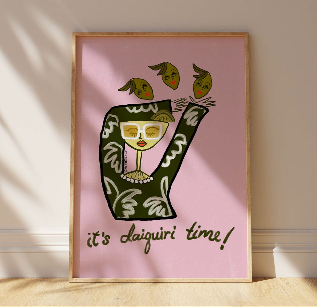 It's Daiquiri Time Print
