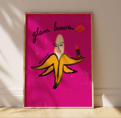 Glam Banana Print