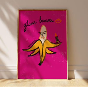 Glam Banana Print