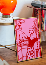 Heartini Girl Print