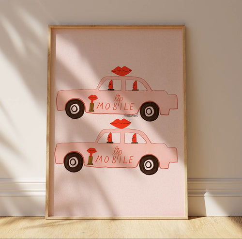 Lip Mobile Print