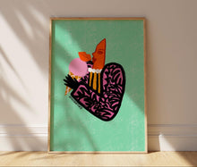 Lipstick With Ice Cream Print