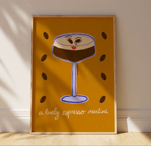 A Lovely Espresso Martini Print