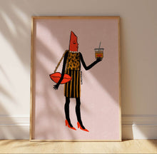 Monday Lipstick Print