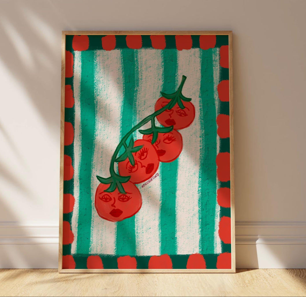 Moody Tomatoes Print