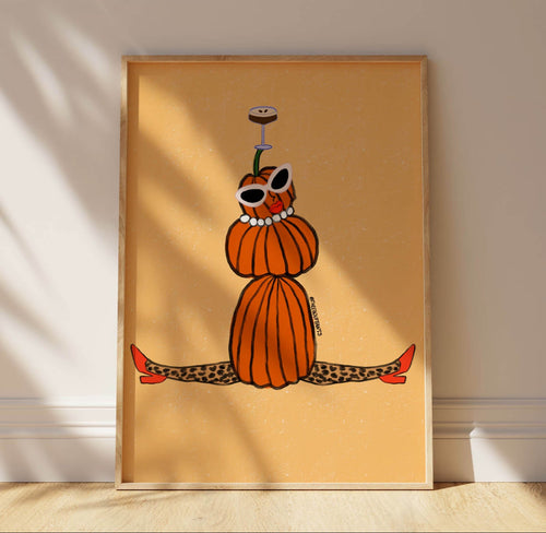 Pumpkin Stack Print