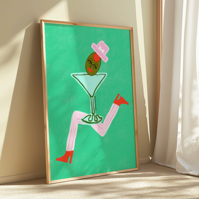Running To The Bar Print