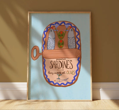 Sardines And Olives Print