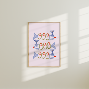 Sardini Martinis Print