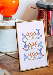 Sardini Martinis Print