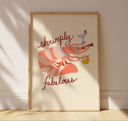 Shrimply Fabulous Print