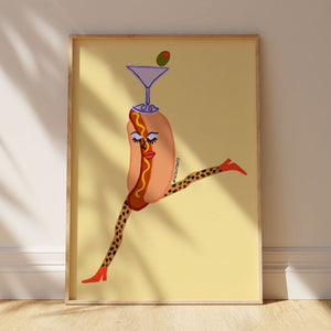 Weenie Tini Party Girl Print