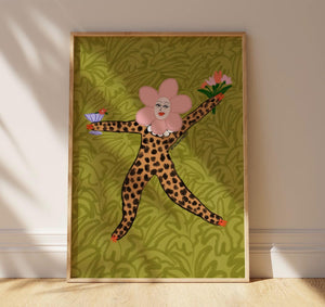 Wild Flower Creature Print