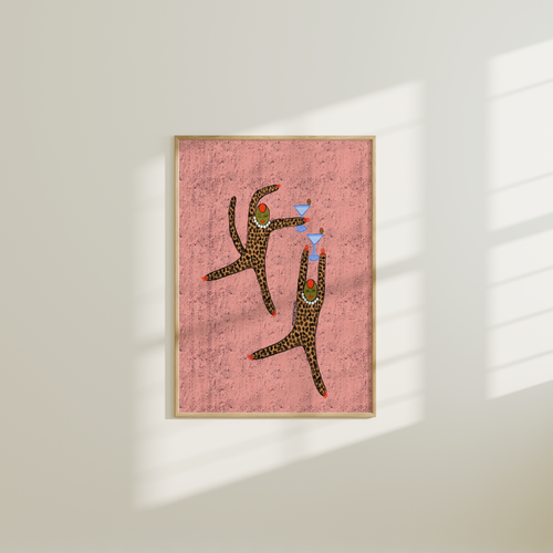Wild Olive Creatures Print
