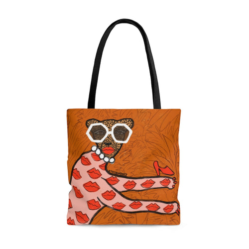 Dressed Up In Lips Tote Bag
