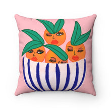 Sassy Oranges Square Pillow