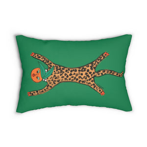 Citrus Cheetah Rectangular Pillow